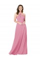 Affordable Chiffon Prom Dress with Keyhole Front