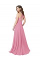 Affordable Chiffon Prom Dress with Keyhole Front