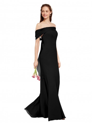 Affordable Fit and Flare Long Chiffon Prom Dress with Sash and Open Back