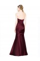 Affordable Mermaid Sweetheart Soft Satin Prom Dress with Pleats