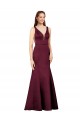 Affordable Sexy Satin Prom Dress with Side Cutouts
