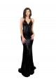 Affordable Sleek Fishtail Shaped Open Back Sequin Prom Dress