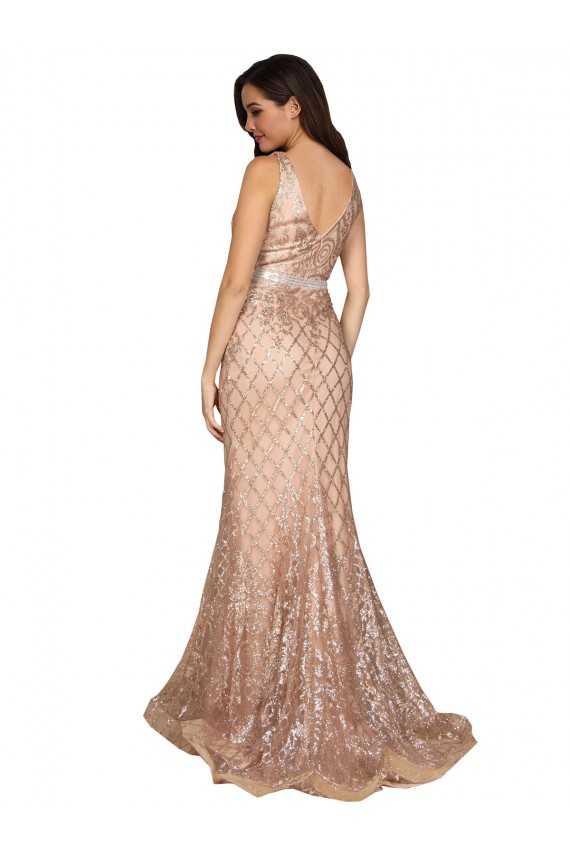 Affordable Sleek Long Mermaid Sparkling Sequin Prom Dress