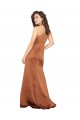 Affordable One Shoulder Silky Satin Prom Dress