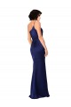 Affordable One Shoulder Silky Satin Prom Dress with Skirt Slit