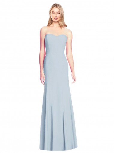 Affordable Sweetheart Strapless Flared Skirt Maxi Prom Dress