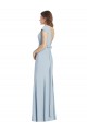 Affordable Bateau Neck Cap Sleeves Open Back Trumpet Prom Dress