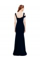 Affordable Sleeveless Crepe Mermaid Prom Dress with Side Slit