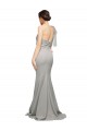 Affordable Long Sweep Train Sweetheart Crepe Prom Dress with Tulle One Shoulder