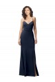 Affordable Sweetheart Fit and Flare Stretch Crepe Prom Dress with Side Slit and Strappy Back