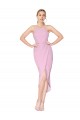 Affordable Halter Neck Short Knee Length Crepe Mermaid Cocktail Prom Dress / Homecoming Dress