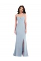 Affordable Flattering Trumpet Maxi Crepe Prom Dress with Front Slit