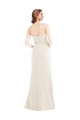 Affordable Long Strapless Tuxedo Maxi Prom Dress with Front Slit & Pockets