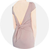 Affordable Tie Back Prom Dresses